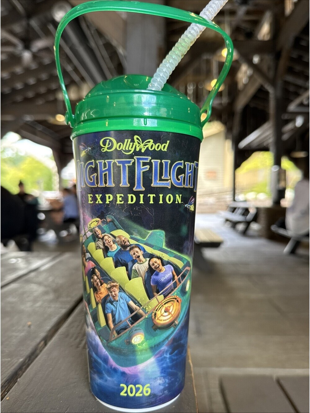 Dollywood NightFlight Expedition Souvenir Cup, 2026 - Free Refills All Season